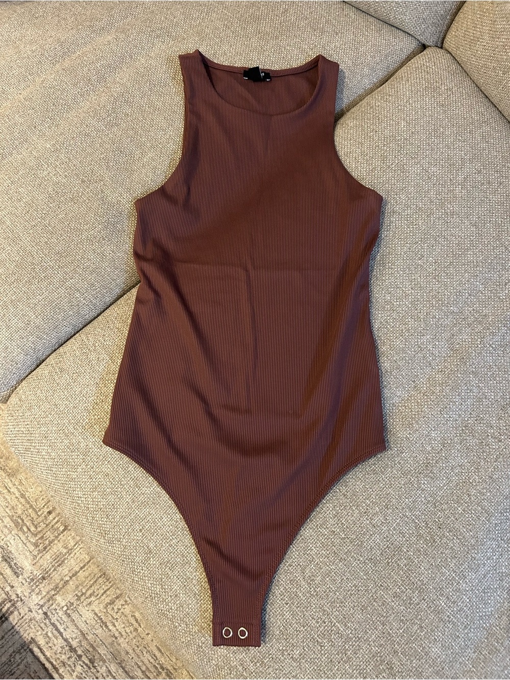Express purple bodysuit tank top, size XS